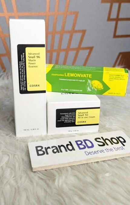 Cosrx Cream + Essence & Lemonvate Cream Combo