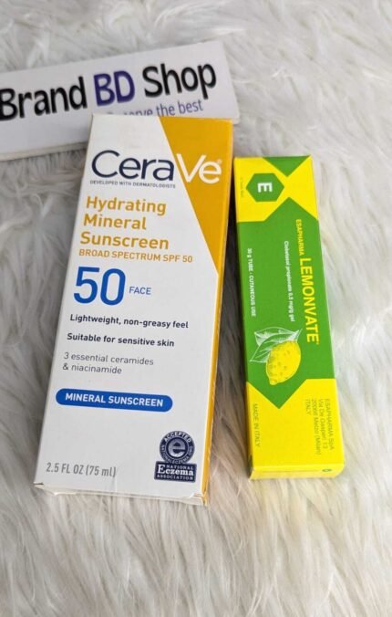 Cerave Sunscreen & Lemonvate Cream Combo