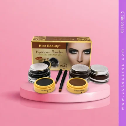 Kiss Beauty Eyebrow Powder Eyeliner Gel