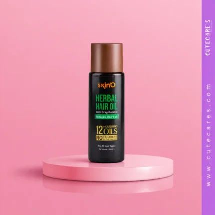 SkinO Herbal Hair Oil with Dragobotania