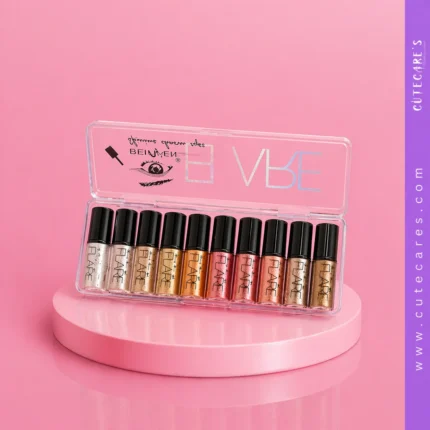 Peifen Mocallure Flare Glitter Liquid Eyeshadow 10Pcs Set