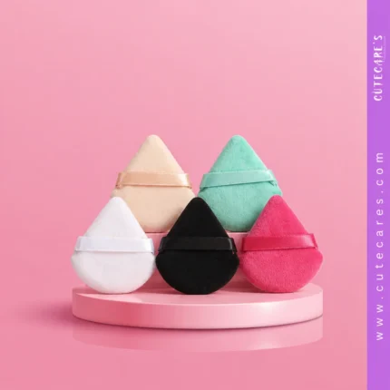 Maange 5 Pieces Triangle Makeup Powder Puff